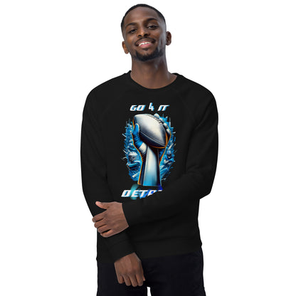 Original - Detroit Unisex organic raglan sweatshirt