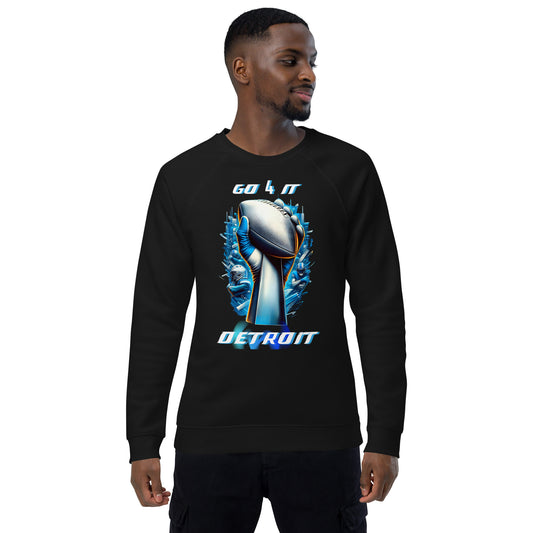 Original - Detroit Unisex organic raglan sweatshirt